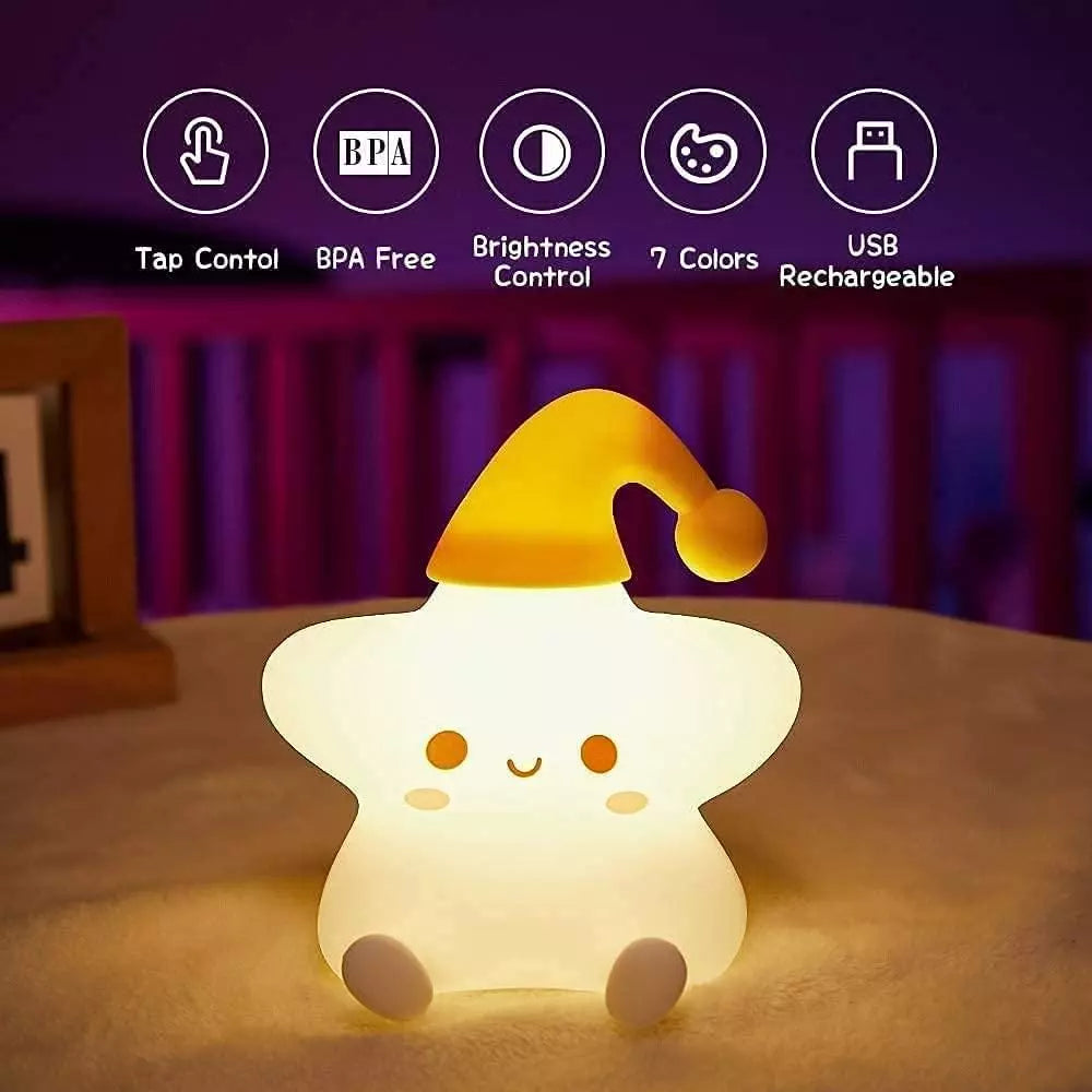 Starfish Silicone Night Light