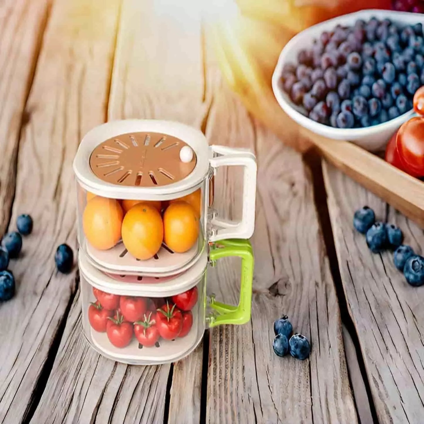Multi-Use Fruit Drain Basket
