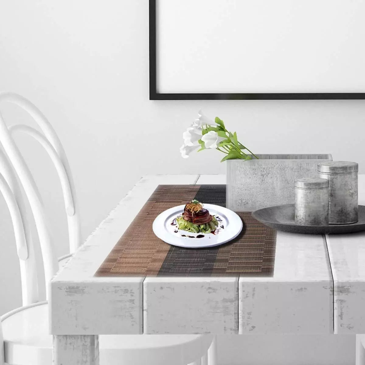 Elegant Brown Black Placemats