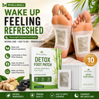 Myallmall Organic Natural Ingredients Detox Foot Pads for Body | Pack of 10