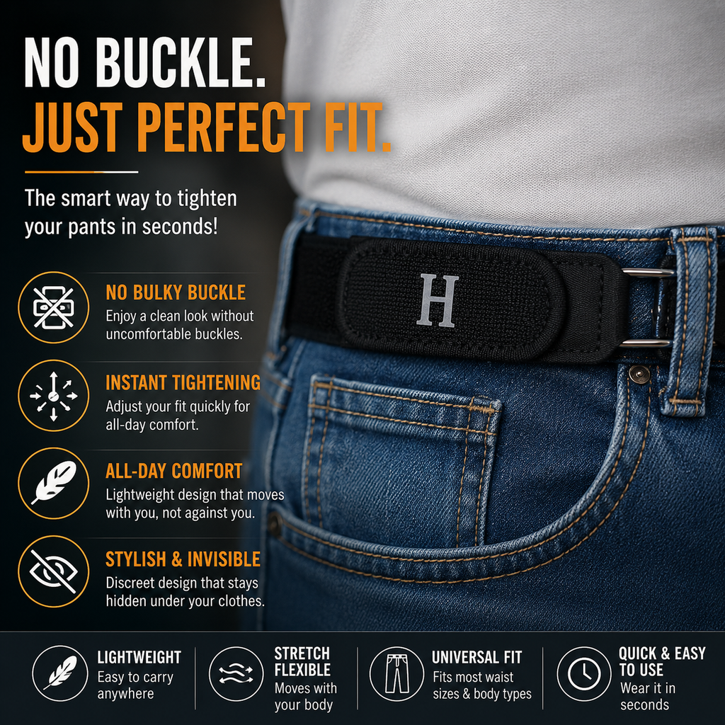 🛍️ Myallmall No-Buckle Stretch Belt™