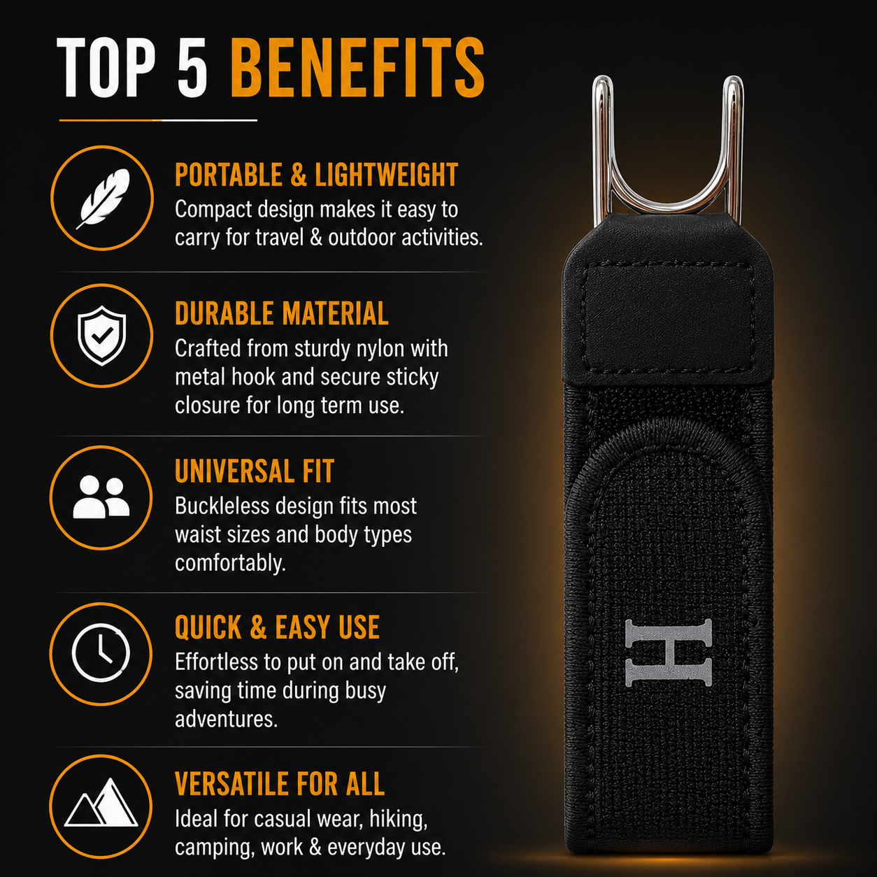 🛍️ Myallmall No-Buckle Stretch Belt™