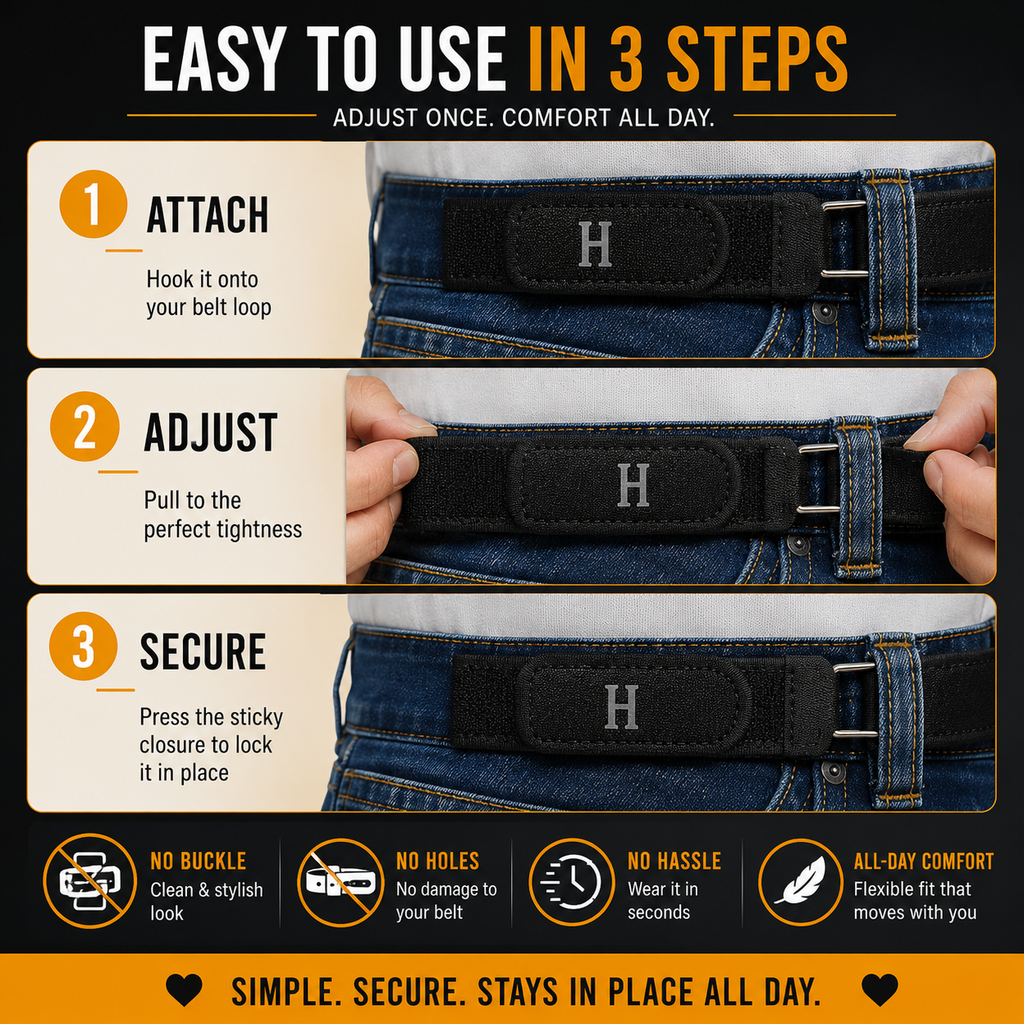 🛍️ Myallmall No-Buckle Stretch Belt™