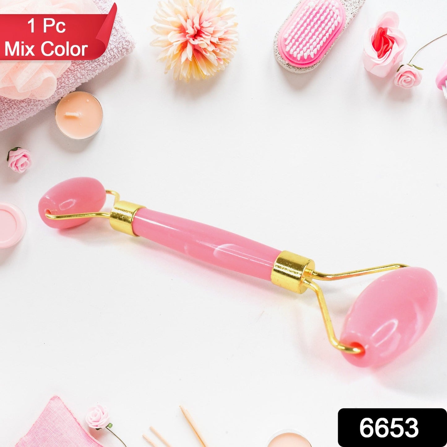 Double Ended Smooth Facial Massage Roller