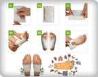 Myallmall Organic Natural Ingredients Detox Foot Pads for Body | Pack of 10