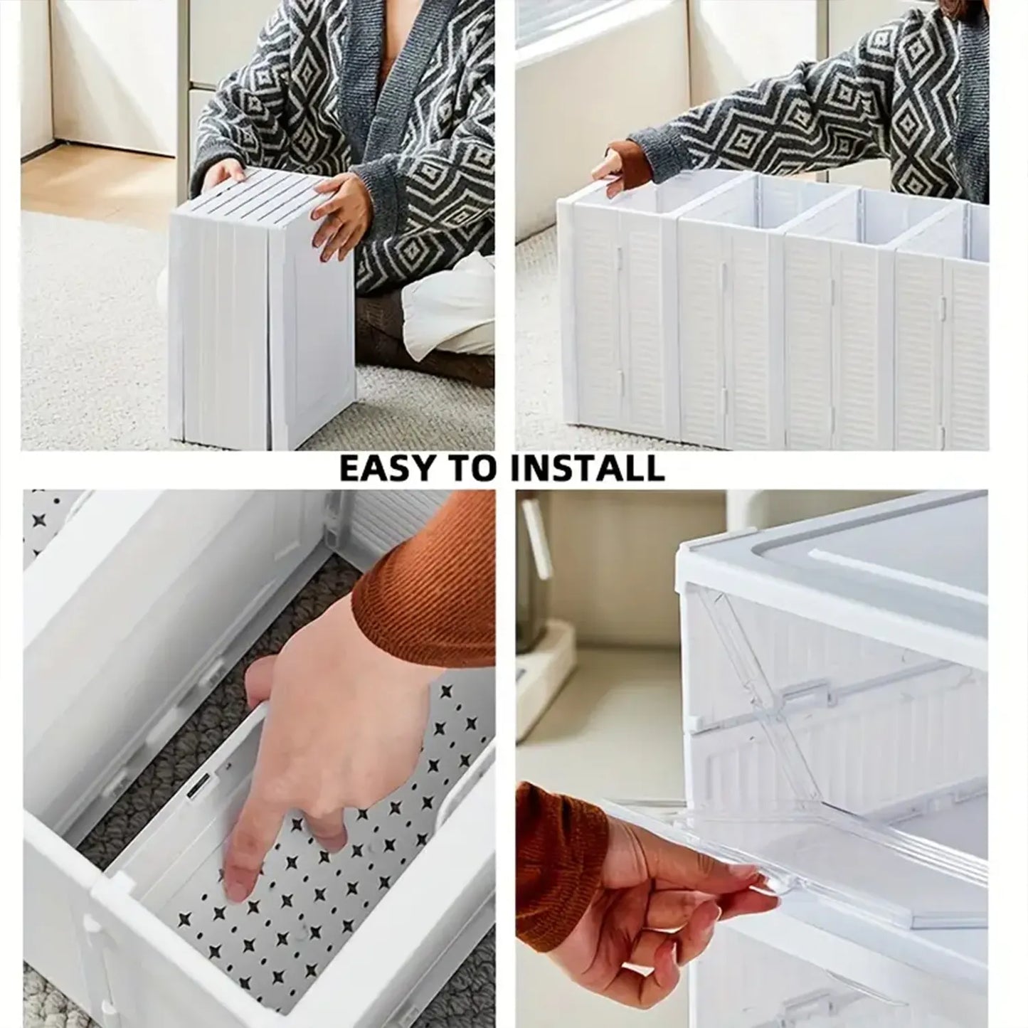 Stackable Storage Drawer Cart
